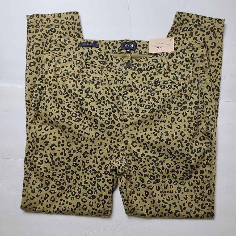 NWT NYDJ ami skinny leopard jeans - Picture 3 of 7